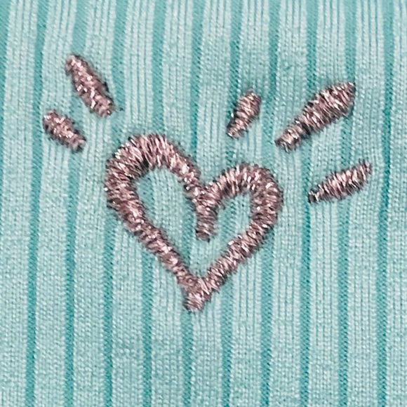 Light blue justice swimsuit 1 piece - Picture 3 of 3